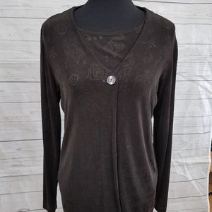 Chicos tank and cardigan set